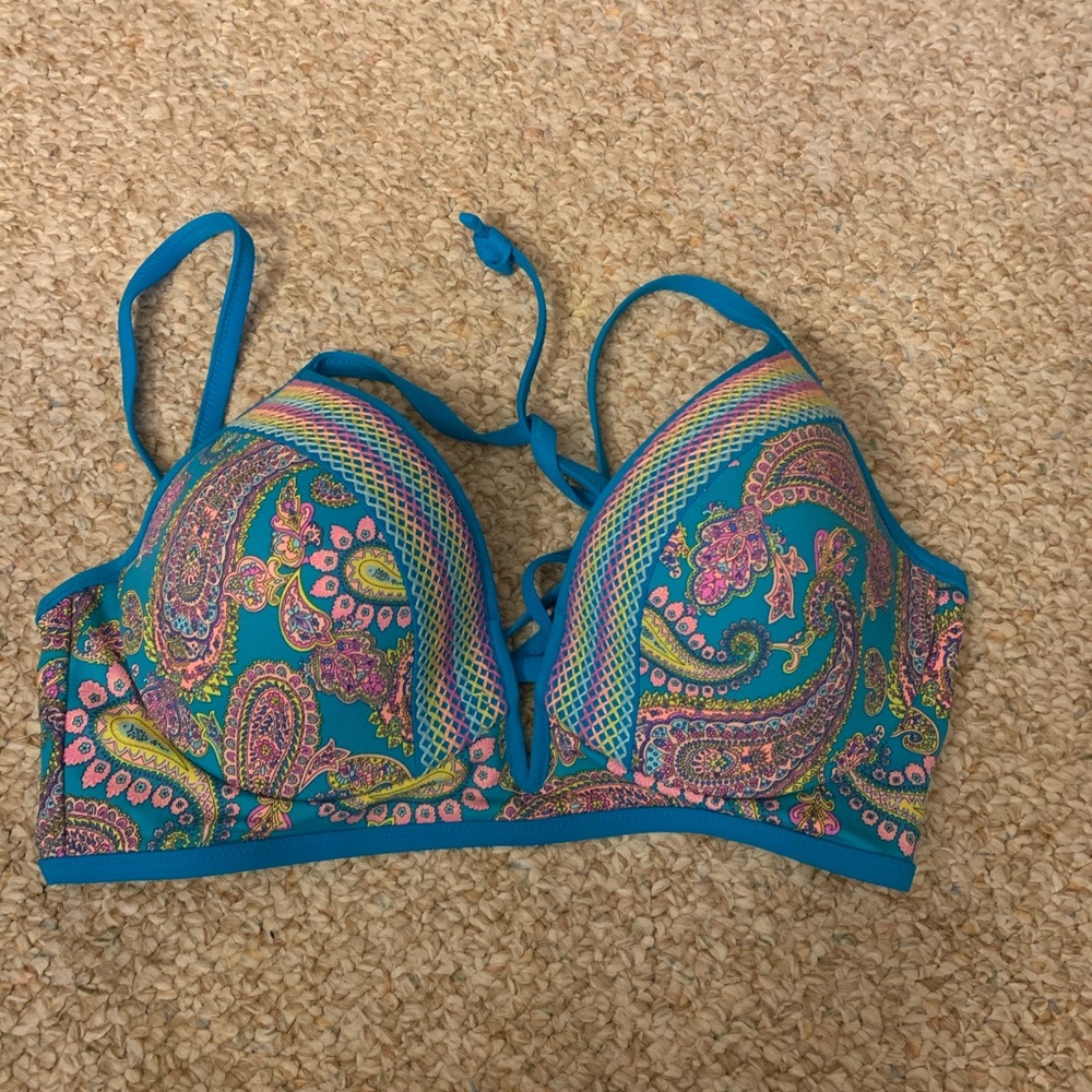 colorful bathing suit top size 38B